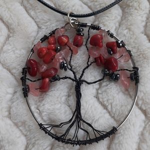 Handcrafted Wire Wrapped Tree Necklace NWOT